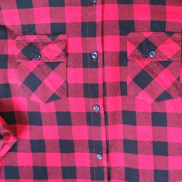 Matchstick Buffalo Plaid Flannel - Picture 4 of 5